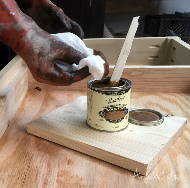 Ultimate Wood Staining Guide Ana White